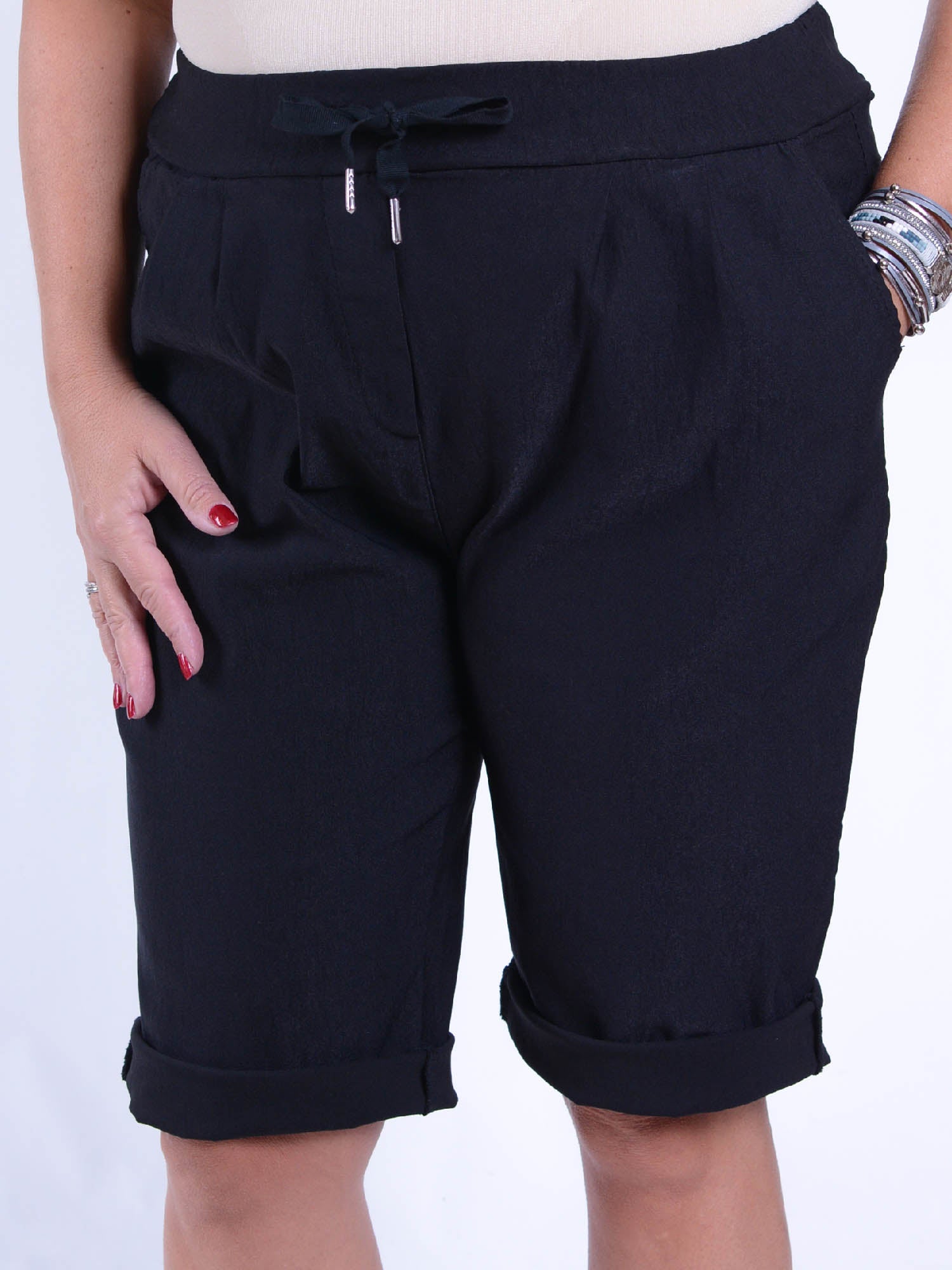 Magic Shorts - 11854, Shorts, Pure Plus Clothing, Lagenlook Clothing, Plus Size Fashion, Over 50 Fashion