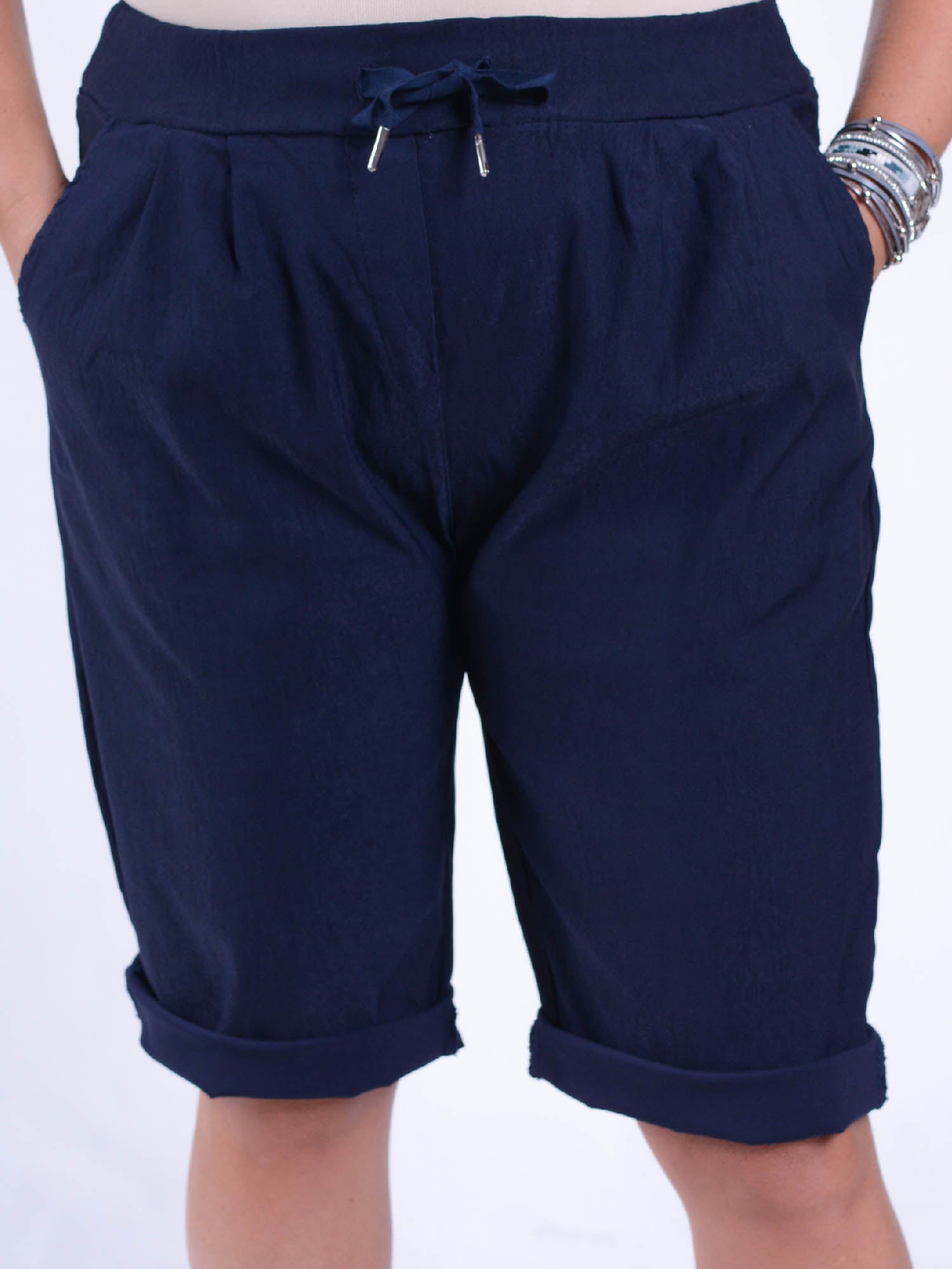 Magic Shorts - 11854, Shorts, Pure Plus Clothing, Lagenlook Clothing, Plus Size Fashion, Over 50 Fashion