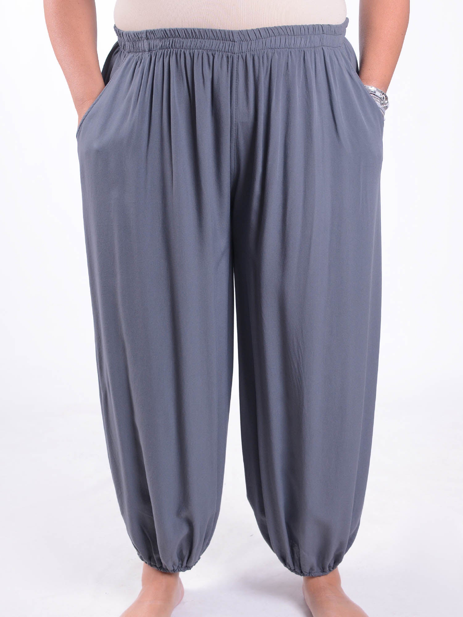 Lagenlook Harem Pants - 11940, Trousers, Pure Plus Clothing, Lagenlook Clothing, Plus Size Fashion, Over 50 Fashion