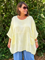 Lagenlook Oversized Cotton Tunic - 10077 FLORAL