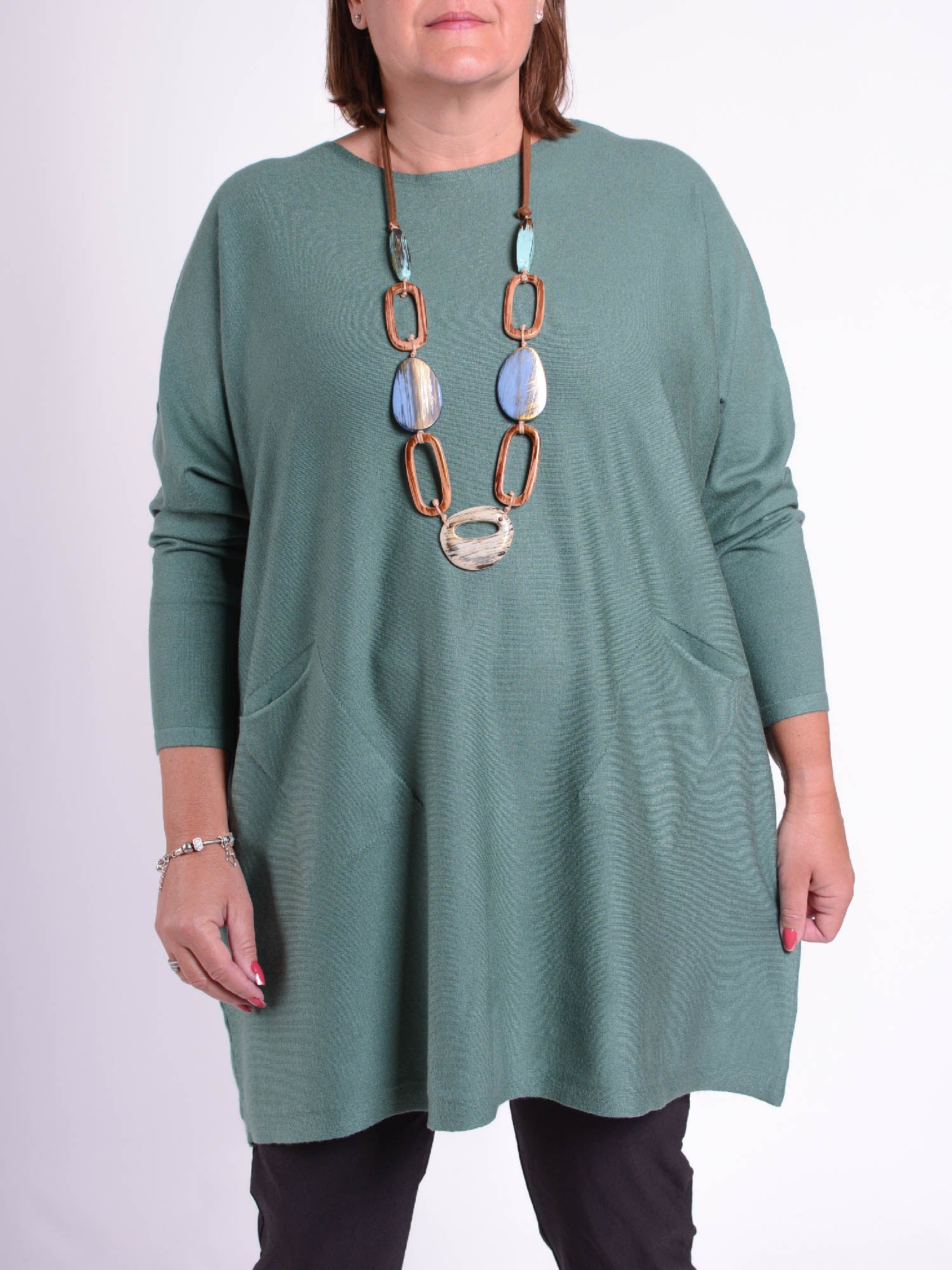 Lagenlook Oversized Jumper - J1, Jumpers & Cardigans, Pure Plus Clothing, Lagenlook Clothing, Plus Size Fashion, Over 50 Fashion