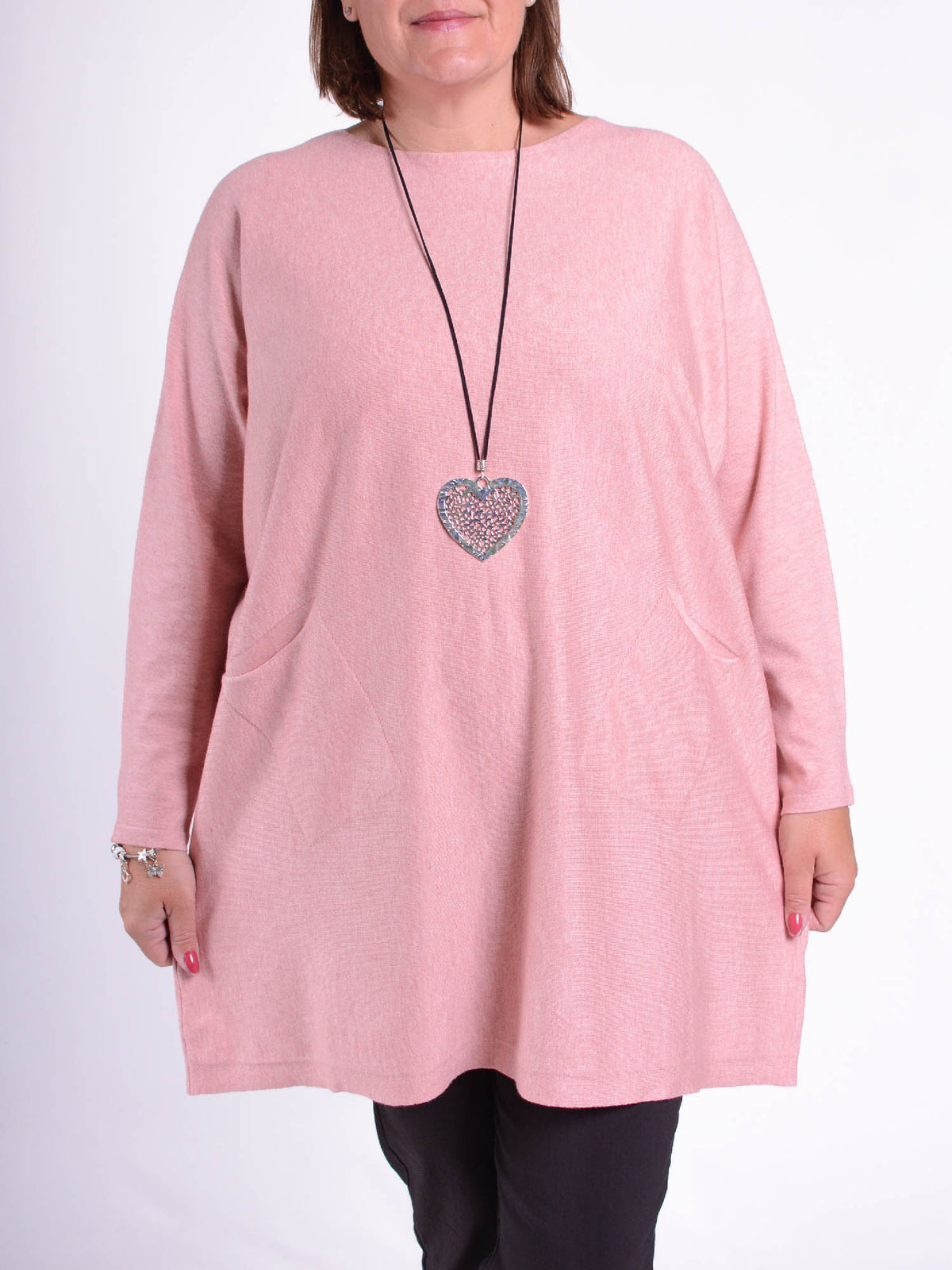 Lagenlook Oversized Jumper - J1, Jumpers & Cardigans, Pure Plus Clothing, Lagenlook Clothing, Plus Size Fashion, Over 50 Fashion