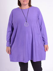 Lagenlook Oversized Jumper - J1, Jumpers & Cardigans, Pure Plus Clothing, Lagenlook Clothing, Plus Size Fashion, Over 50 Fashion