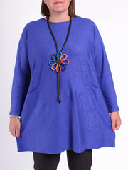Lagenlook Oversized Jumper - J1, Jumpers & Cardigans, Pure Plus Clothing, Lagenlook Clothing, Plus Size Fashion, Over 50 Fashion
