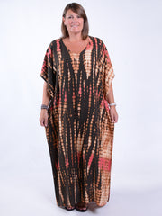 Midnight Blush Tie-Dye Kaftan - KAF50