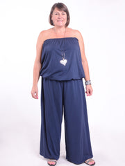 Pure Plus Jumpsuit - 21552, , Pure Plus Clothing, Lagenlook Clothing, Plus Size Fashion, Over 50 Fashion