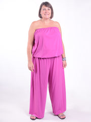 Pure Plus Jumpsuit - 21552, , Pure Plus Clothing, Lagenlook Clothing, Plus Size Fashion, Over 50 Fashion