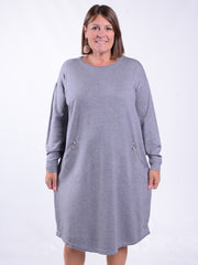 Soft Knit Dress with Pockets - SKD