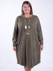 Soft Knit Dress with Pockets - SKD