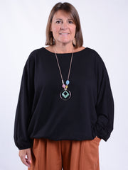 Relaxed Elasticated Top - RET