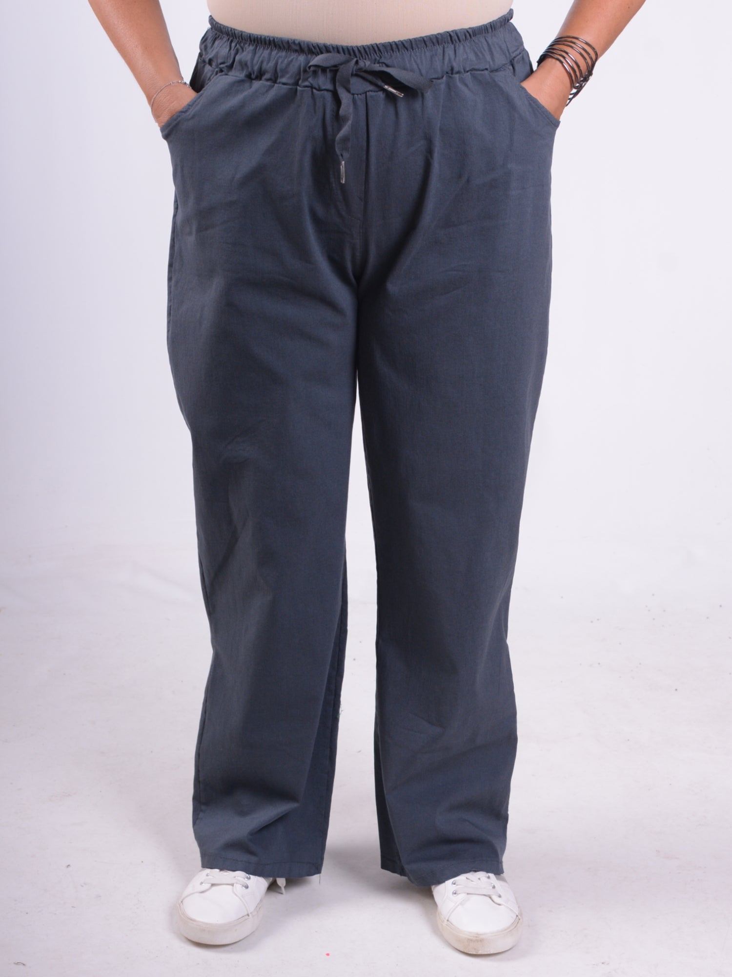 Wide-Leg Magic Pants - 12947, , Pure Plus Clothing, Lagenlook Clothing, Plus Size Fashion, Over 50 Fashion