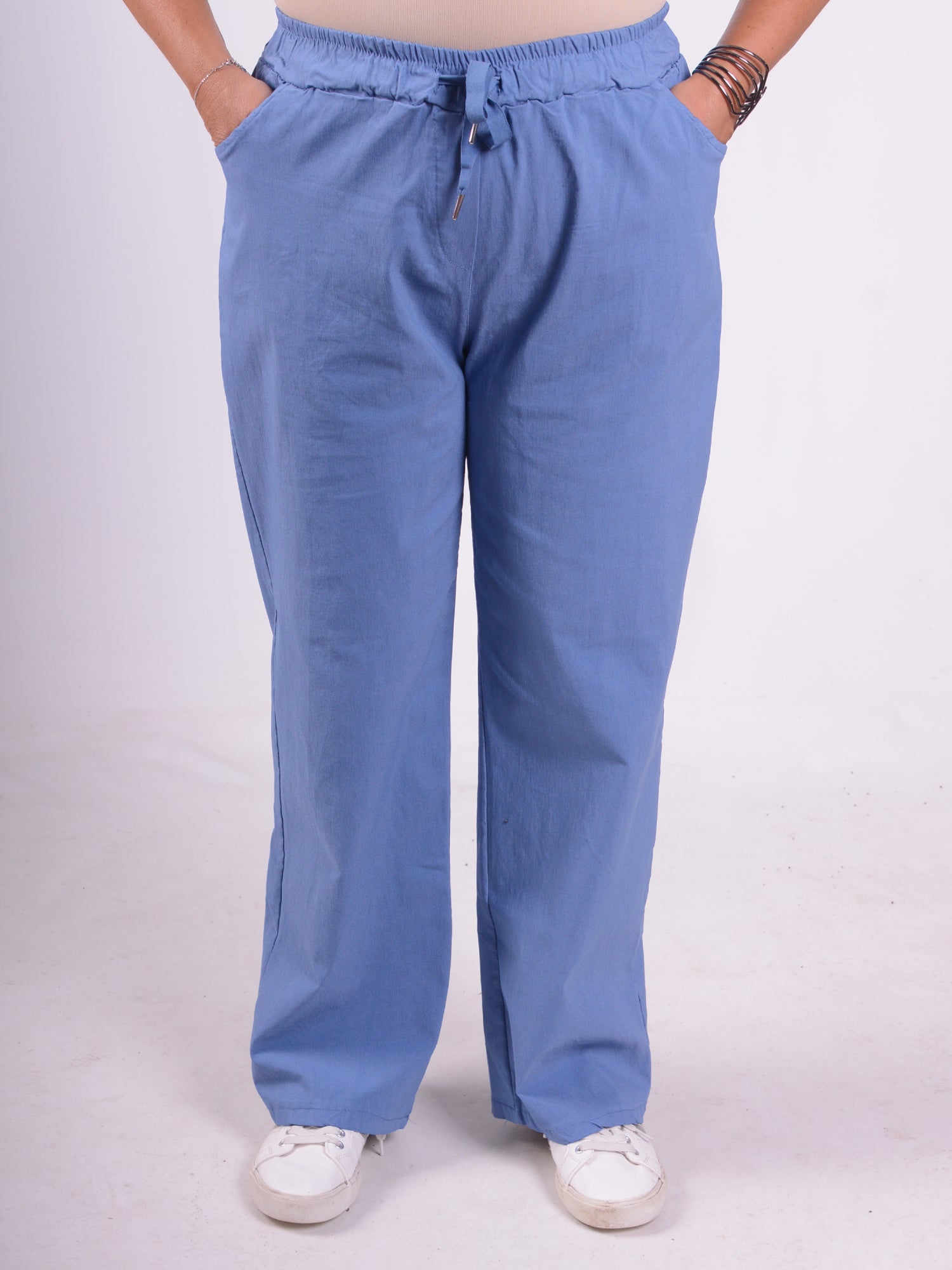 Wide-Leg Magic Pants - 12947, , Pure Plus Clothing, Lagenlook Clothing, Plus Size Fashion, Over 50 Fashion