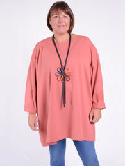 Basic Cotton Top - 9482 PLAIN, Tops & Shirts, Pure Plus Clothing, Lagenlook Clothing, Plus Size Fashion, Over 50 Fashion