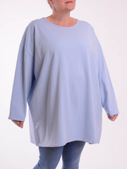 Basic Cotton Top - 9482 PLAIN, Tops & Shirts, Pure Plus Clothing, Lagenlook Clothing, Plus Size Fashion, Over 50 Fashion