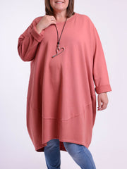 Oversized Cocoon Tunic  - 10517, Tops & Shirts, Pure Plus Clothing, Lagenlook Clothing, Plus Size Fashion, Over 50 Fashion