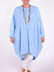 Oversized Cocoon Tunic  - 10517, Tops & Shirts, Pure Plus Clothing, Lagenlook Clothing, Plus Size Fashion, Over 50 Fashion